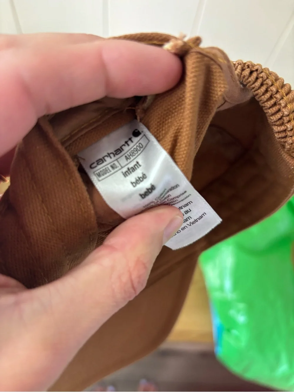 Carhartt infant hat